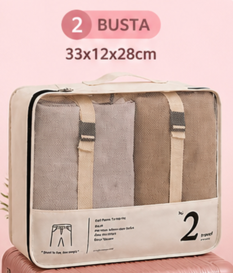 Organizzatori per Valigia - 7 pezzi